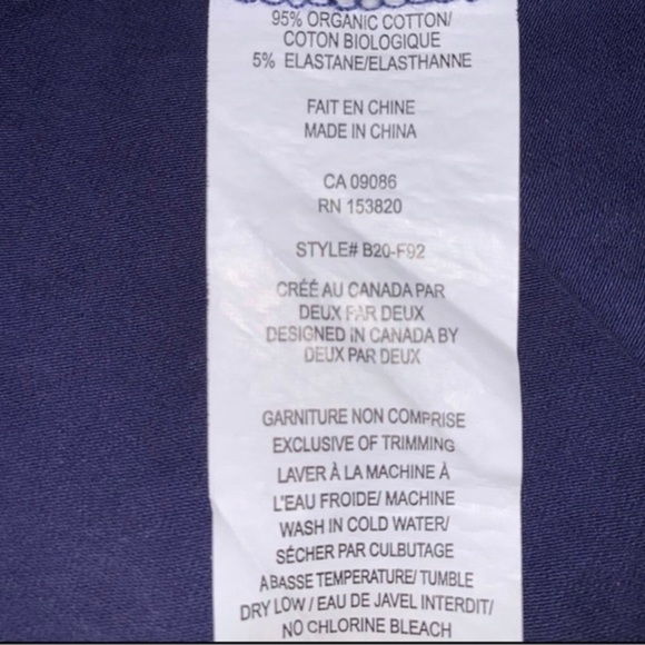 DEUX par Deux Girls Blue Polka Dot Long Sleeve Ruffle Drop Waist Dress Sz 10 - Picture 6 of 7